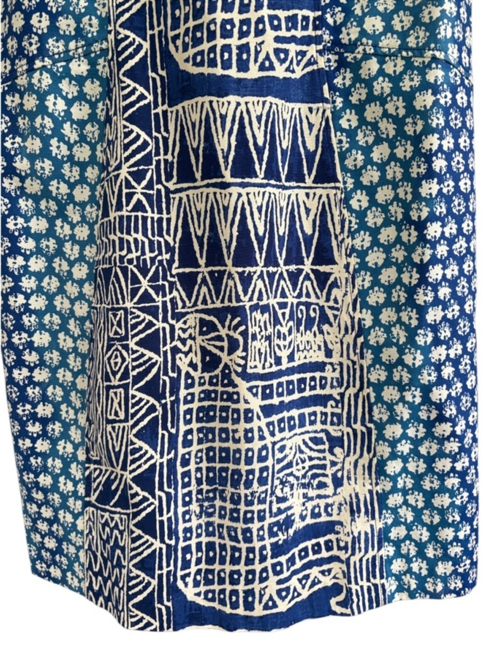 Like New Anthropologie Plenty Tracy Reese Batik Print Cap sleeve Dress Size 12 - Picture 4 of 9